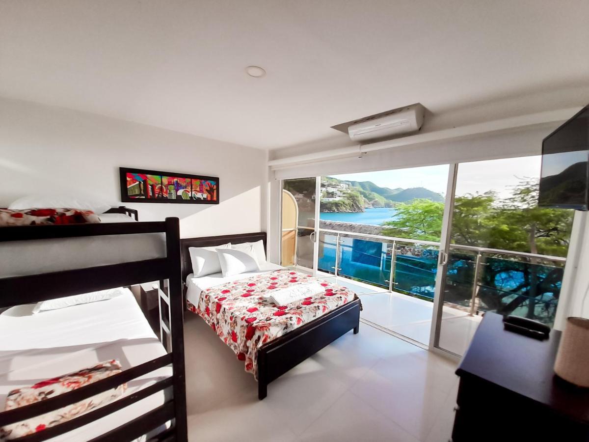 Hostal Vina Del Mar Taganga Bagian luar foto